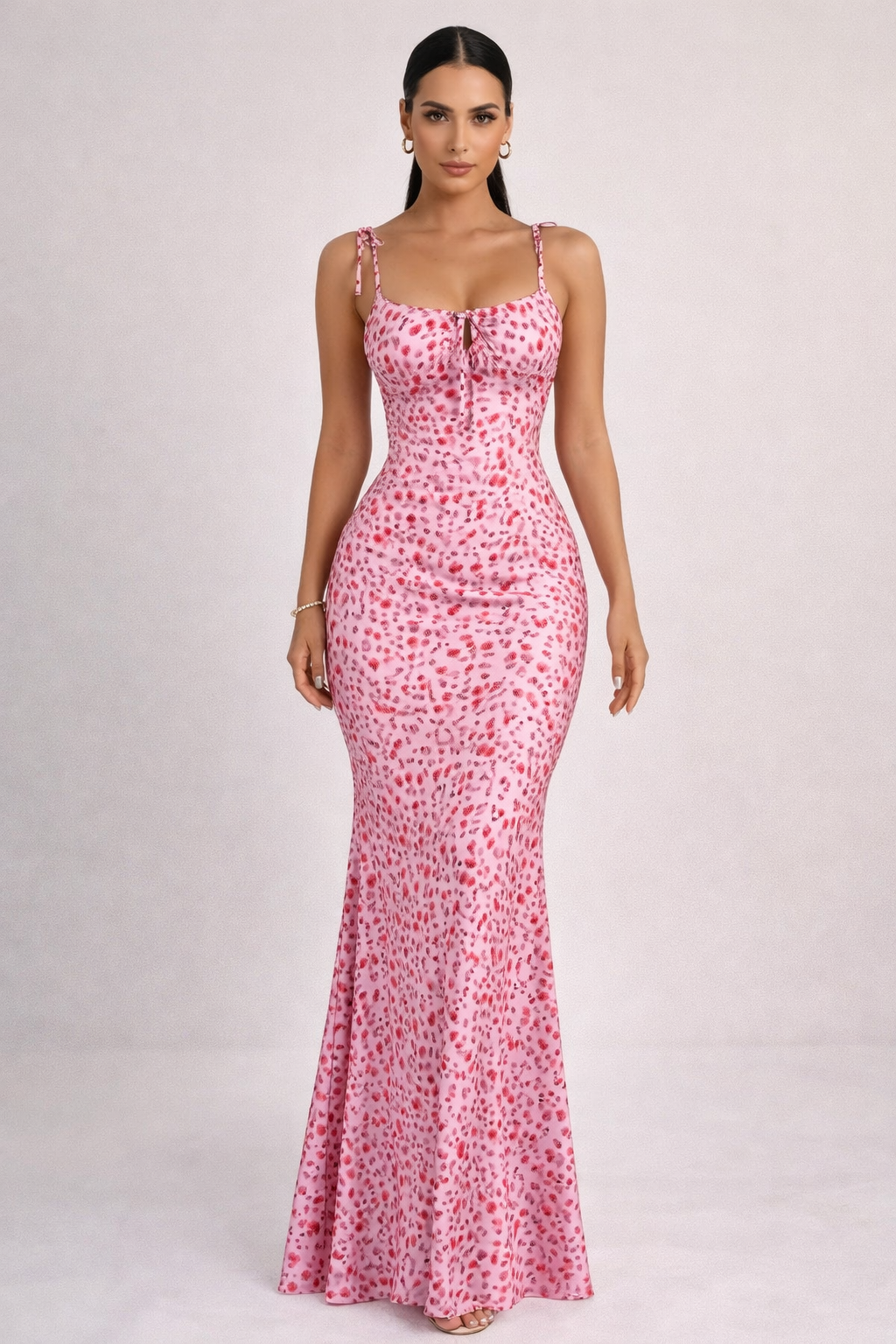 Floral Maxi Dress Sleeveless Bloom - Women's Dress