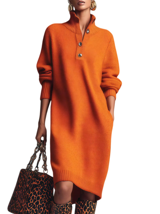 Vestido Midi Mujer Punto - Elegante y Cómodo